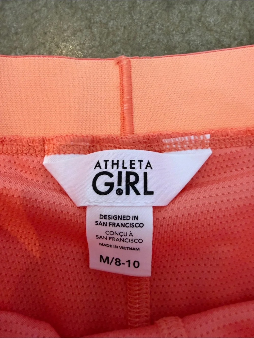 Athleta Coral Pleated Athletic or Tennis Skirt with Shorts